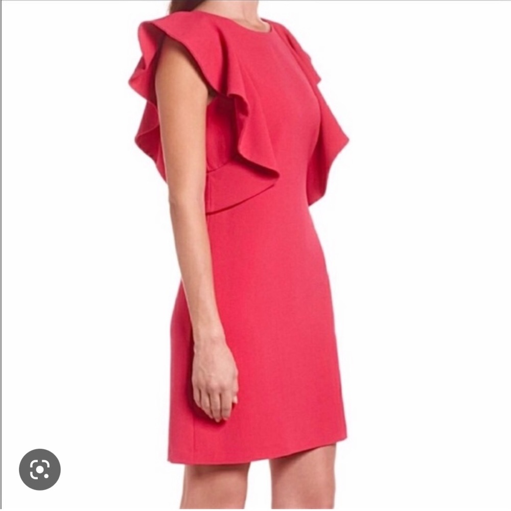 Chelsea28 Pink Crepe Shift Dress NWOT